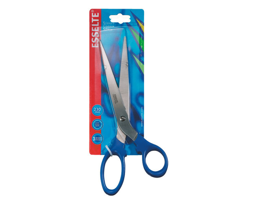 TIJERA ESSELTE GAMA PREMIUM 230 MM COLOR AZUL