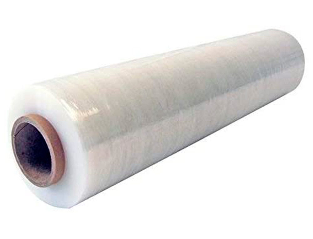 FILM EXTENSIBLE Q-CONNECT MANUAL ANCHO 500 MM LARGO 145 MT ESPESOR 23 MICRAS TRANSPARENTE