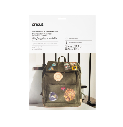 CRICUT IRON-ON IMPRIMIBLE PRENDAS OSCURA