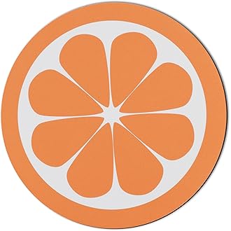 ALFOMBRILLA RATON NARANJA HAPPY FRUITS
